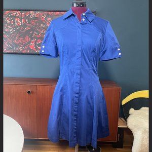 McQ by Alexander McQueen Blue Shirt Dress